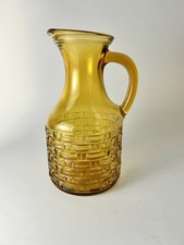 Vintage 1970s Amber Glass