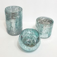 Mercury Glass Candle Holders