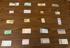 LOT 20 RARE CONCERT TICKET