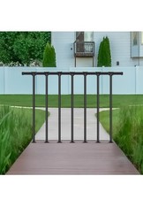 Metal Horizontal Handrail Deck