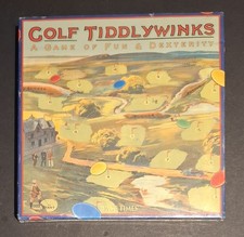 GOLF TIDDLYWINKS BOARD GAME