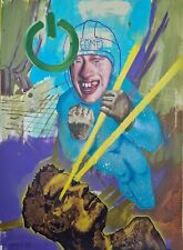 Lysiane D. COSTE mixed media on paper, on paper Figuration Free 50/70cm