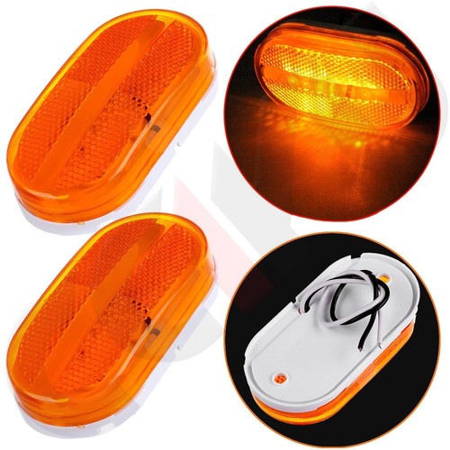 Side led marker - side, amber