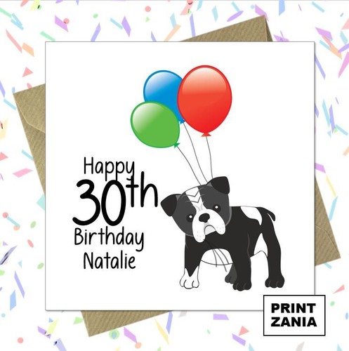 Personalised french bull dog - personalised,