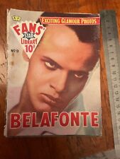 Vintage Belafonte  Fans Star Library No.9 Magazine