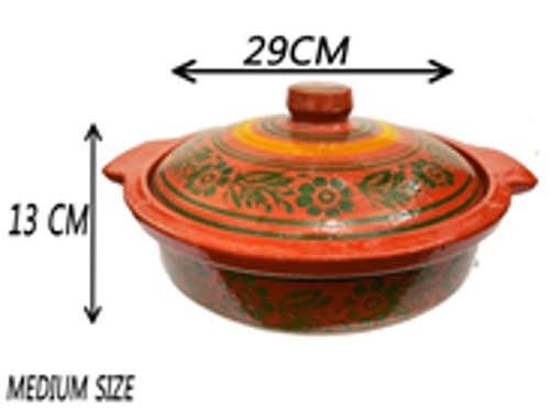 Clay cooking pot karahi - clay,