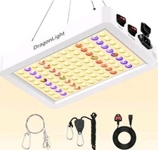 BW1000 LED Grow Light, Full Spectrum, Double Chips, Veg/Bloom, 3M Cable, Indoor