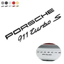 For Porsche Old 911 TURBO S Letters Rear Badge Emblem Look Deck lid OEM