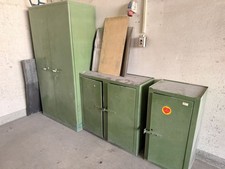 (3x) Steel Storage Cabinets /