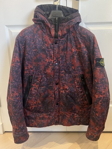 Stone island raso gommato red - gommato,