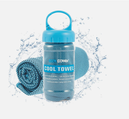 Cooling towel with portable - towel,