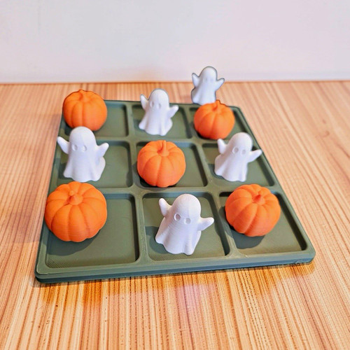Boo halloween tic tac - tic, toe