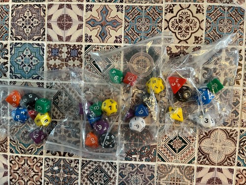 Vintage style polyhedral - vintage, d&d