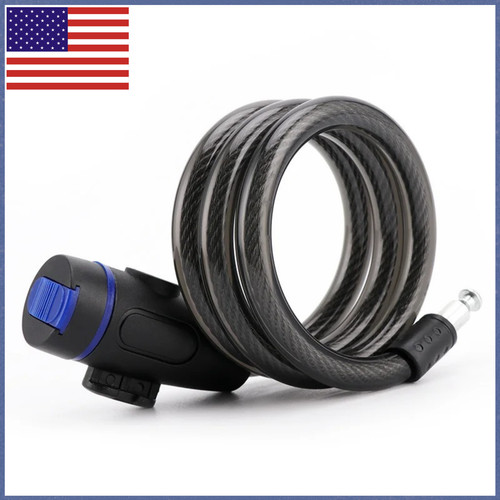 Bike lock heavy duty cable - lock,