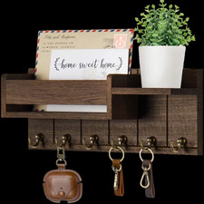 Key rack mail organizer - &, with