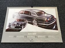 (One Page has Been Damp) Bentley 2005 Calendar Continental GT Arnage