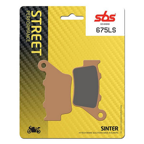 Rear brake pads sbs - pads, 675ls