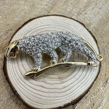 Vintage Panther Rhinestone