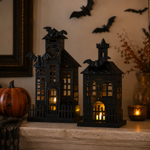 Halloween haunted house - halloween,