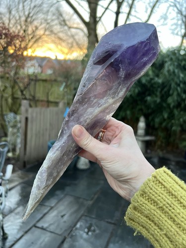 Amethyst wand root - root, long