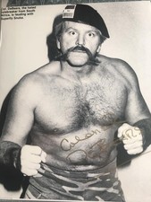 Colonel De Beers signed wrestling  picture WWF WWE WCW ECW