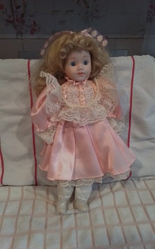 Porcelain doll - porcelain,