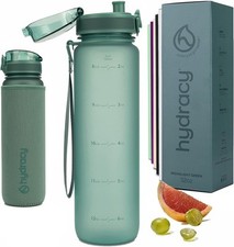 Hydracy Water Bottle with Time