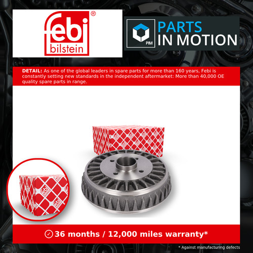 Brake drums rear - brake, (pair)