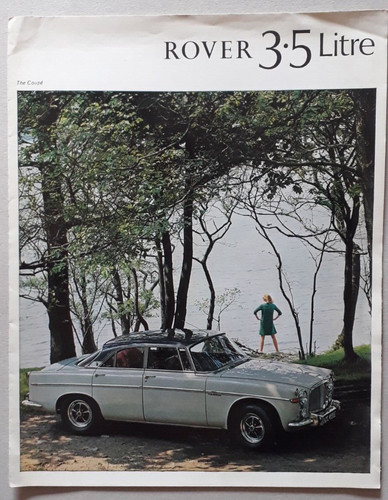Rover litre p5b brochure - 3.5,