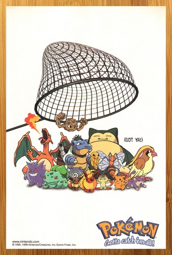 1998 pokemon red blue - pokemon, boy