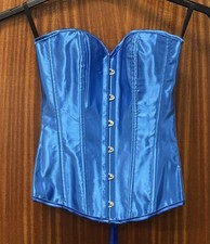 New Ladies Blue Basque Size S