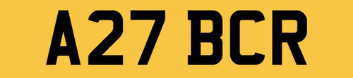 A27 bcr rare neat digit - a27,
