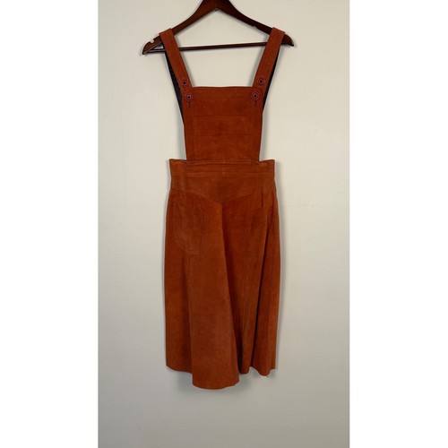 Opera vintage suede - vintage, pinafore