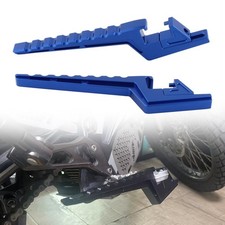 2x Blue Passenger Foot Peg