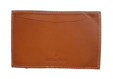 AUTHENTIC AUDEMARS PIGUET TAN LEATHER CARD HOLDER WALLET + ORIGINAL BOX