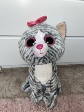 TY Big Eye Plush Cat Large