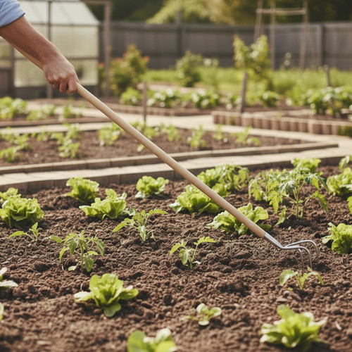 Long handled garden - handled,