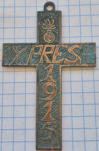 Wwi copper trench art - art, cross