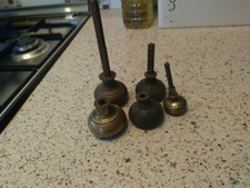 5 x Antique Brass Door Knobs, Various Types, Sizes.