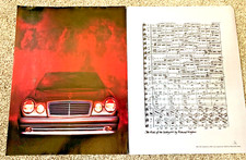 MERCEDES BENZ E36 AMG W210 1990s - COLLECTABLE ORIGINAL CLASSIC CAR ADVERT