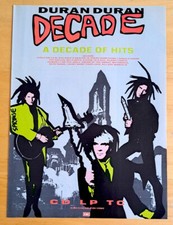DURAN DURAN DECADE VINTAGE UK MAGAZINE ADVERT A DECADE OF HITS