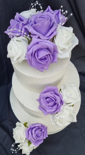 Wedding cake topper set - cake, topper/set
