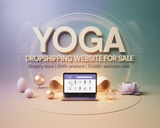 YOGA & WELLNESS SHOPIFY STORE READY-MADE DROPSHIPPING WEBSITE FOR SALE