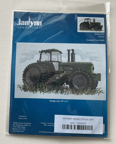 Janlynn tractor counted cross - tractor,