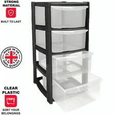 4 Tier Mini Drawer Plastic