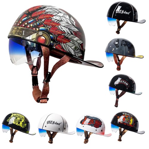 Dot open face - face, motorcycle