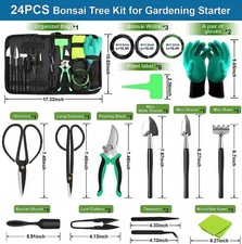 Piece Bonsai Tool Set & Carry