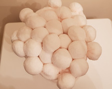 Winter White Fleece Pom Pom