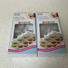 14 Baby Weaning Food Freezing Cubes Tray Pots / Cubes Storage Pots BPA Free