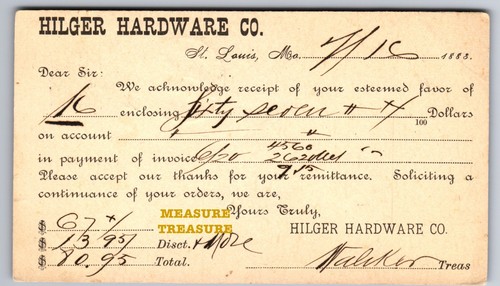 1883 louis mo postal - st., louis,